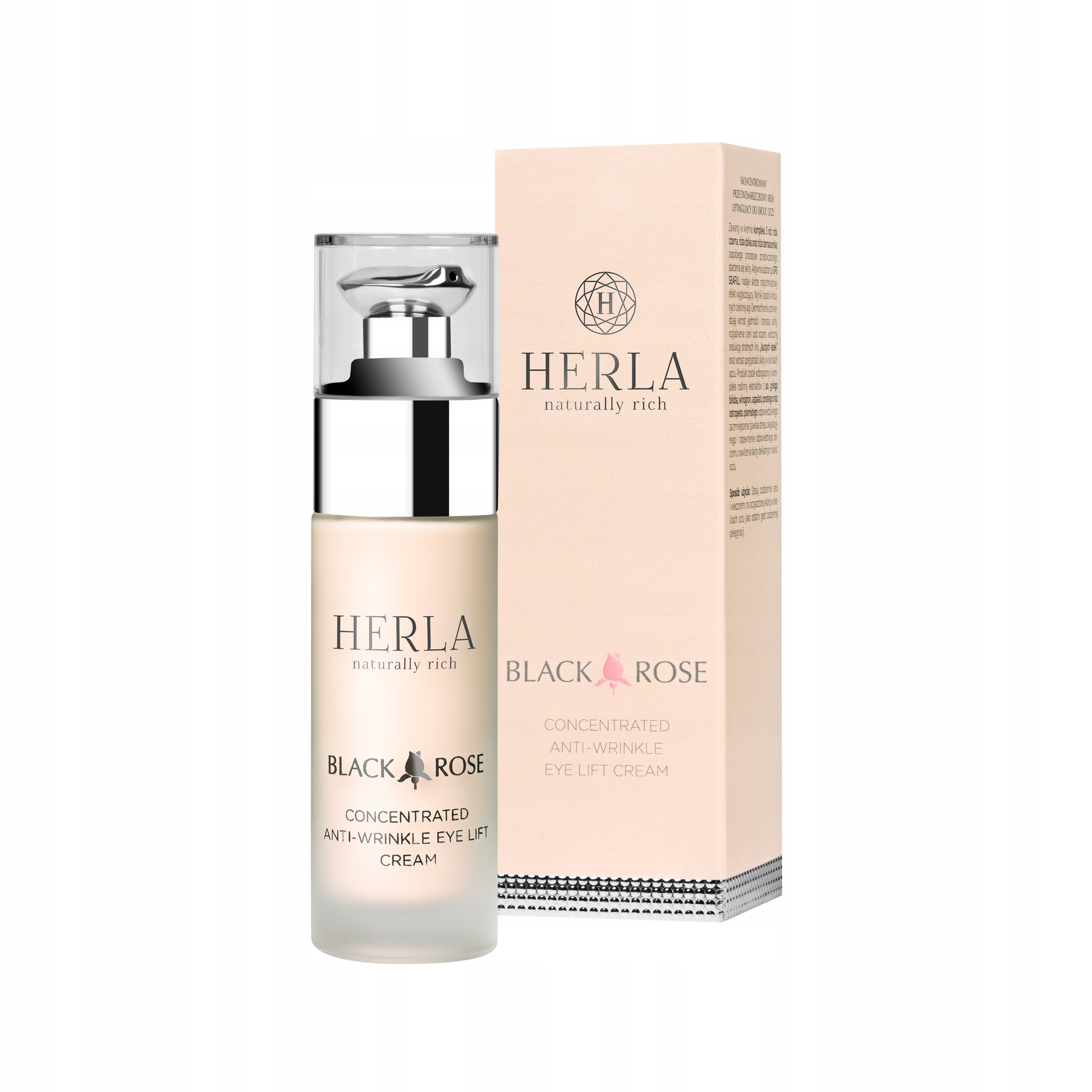 Herla Black Rose Koncentrat Lift Pod Oczy Pddwójna Pojemność 30ml