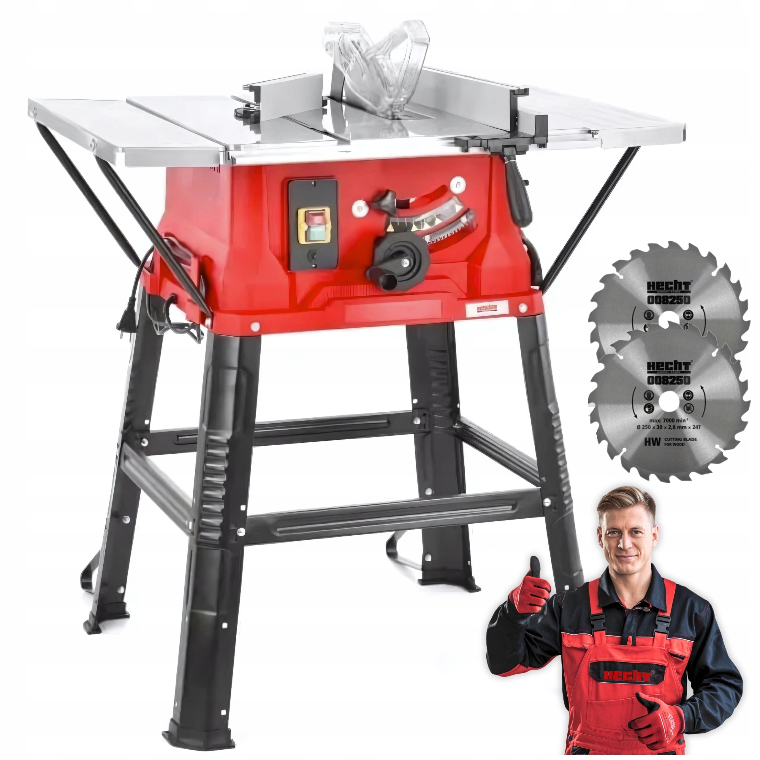 PIŁA TARCZOWA MOCNA KRAJZEGA PRZECINARKA STOŁOWA HECHT 8254 - TARCZA x 2