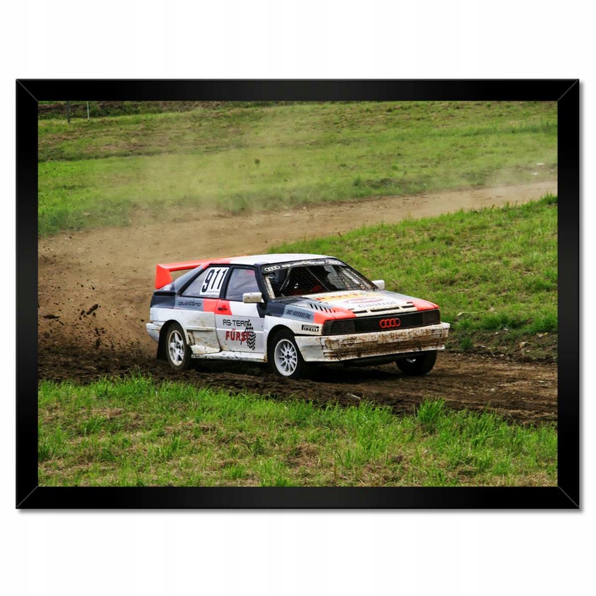 Plakáty v rámu 40x30 Audi Quattro v terénu