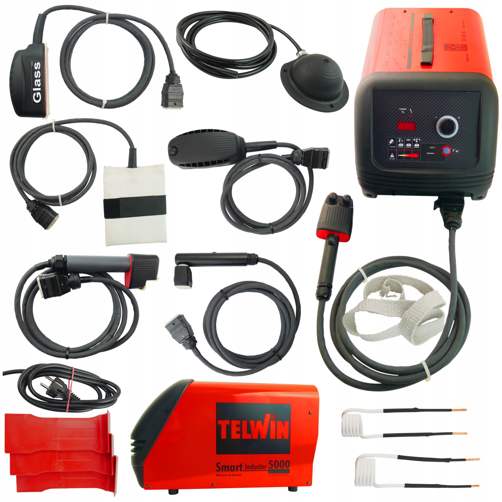 Indukční ohřívač šroubů Telwin Smart Inductor 5000 Delux 230V sada