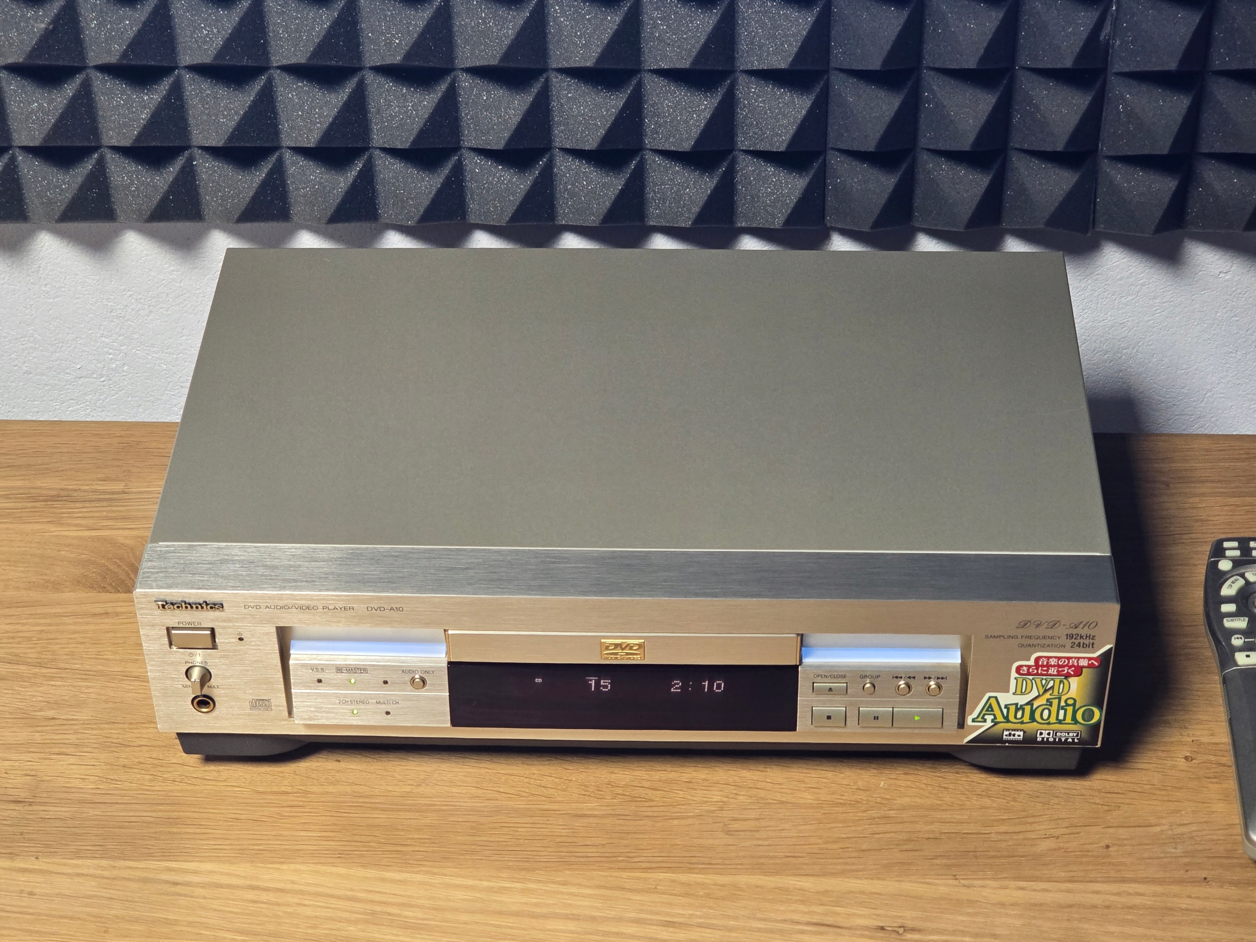 Odtwarzacz CD Technics DVD-A10 srebrny, Używany • Cena • Opinie
