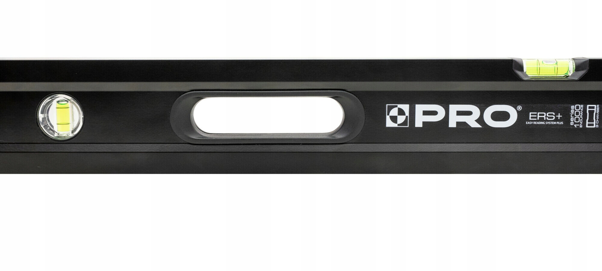 Poziomnica PRO1000 Mal. Czarna 2xFREZ. Uchw. 150 CM