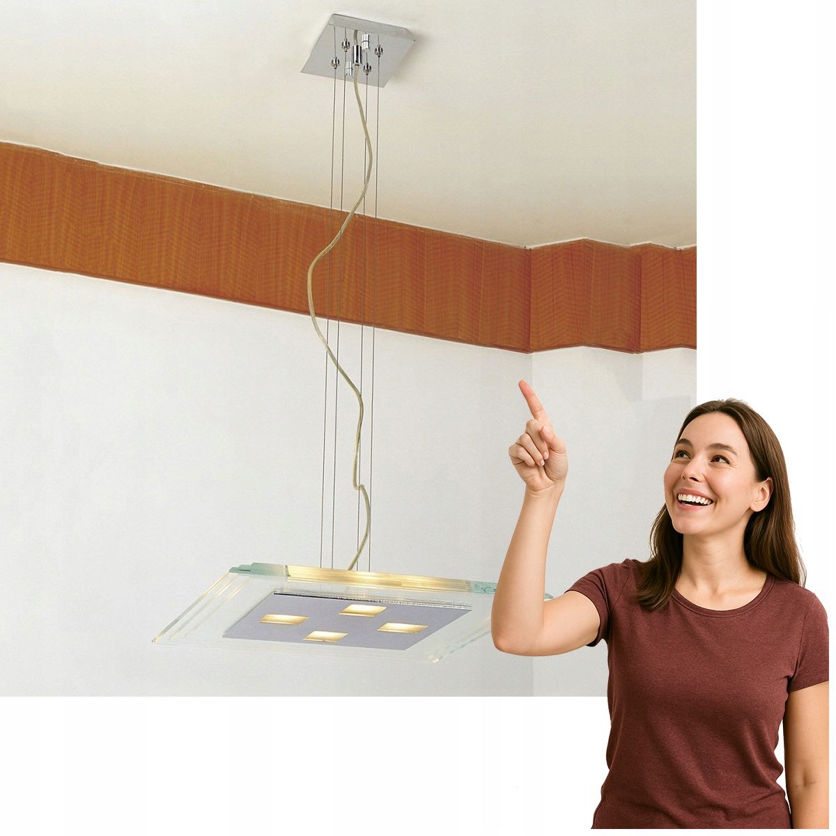 Závěsná lampa Pascal MD6715-4A Italux