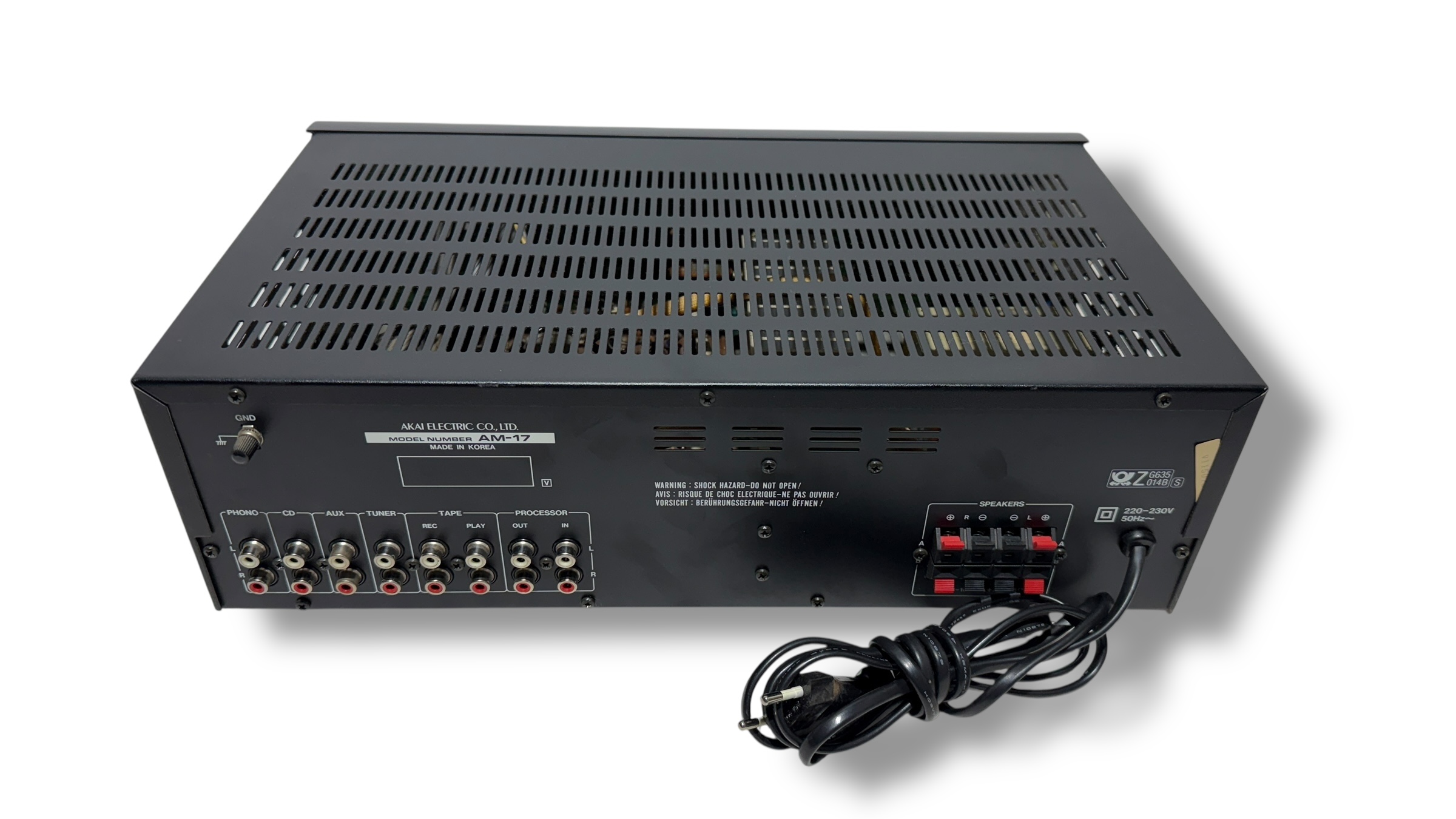 Amplifier Akai AM-17 Wysokość produktu 14 cm