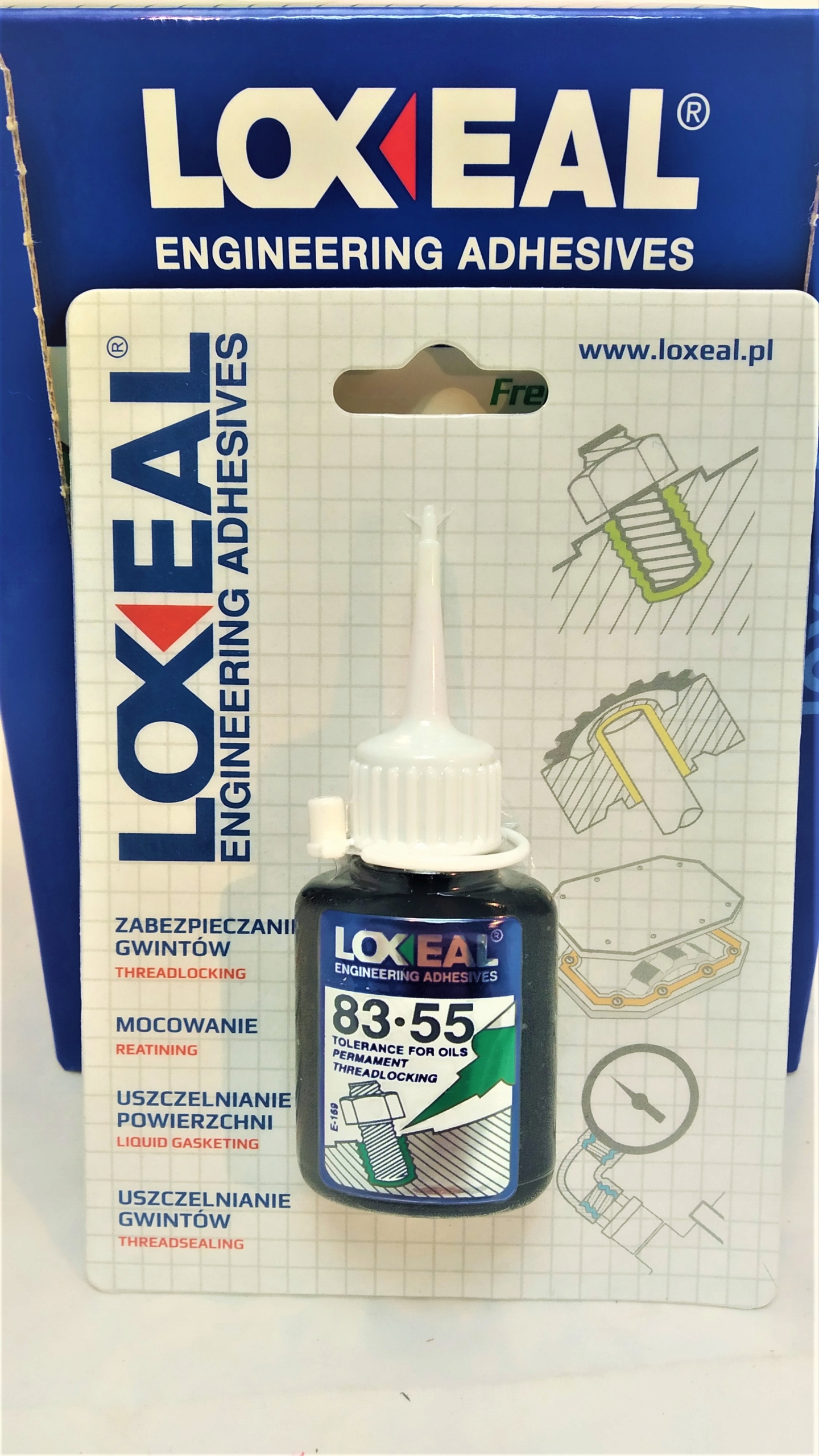 

Klej Uszczelniac Gwint High Red 10ml Loxeal 83-55