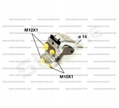 ST362 - КОРЕКТОР ГАЛЬМІВНОГО ЗУСИЛЛЯ STARLINE RENAULT ESPACE