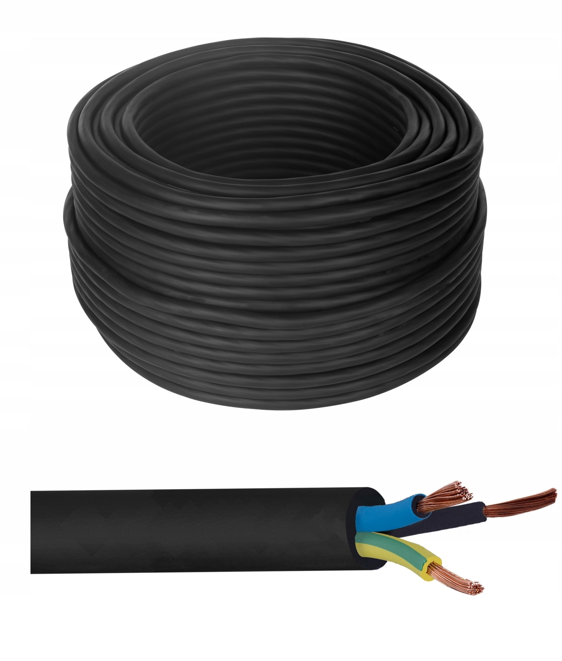 Kabelová Linka Na Predlžovačku 3x2,5 mm2 kotúč 100 mb.