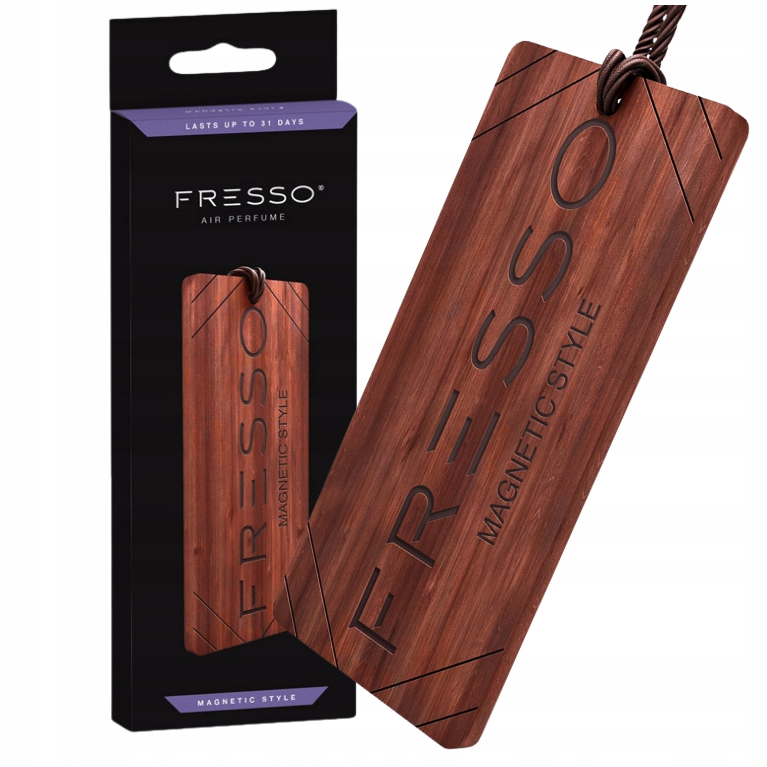 FRESSO _ MAGNETIC STYLE - DREWNIANA ZAWIESZKA ZAPACHOWA DO SAMOCHODU EAN (GTIN) 5903282159013
