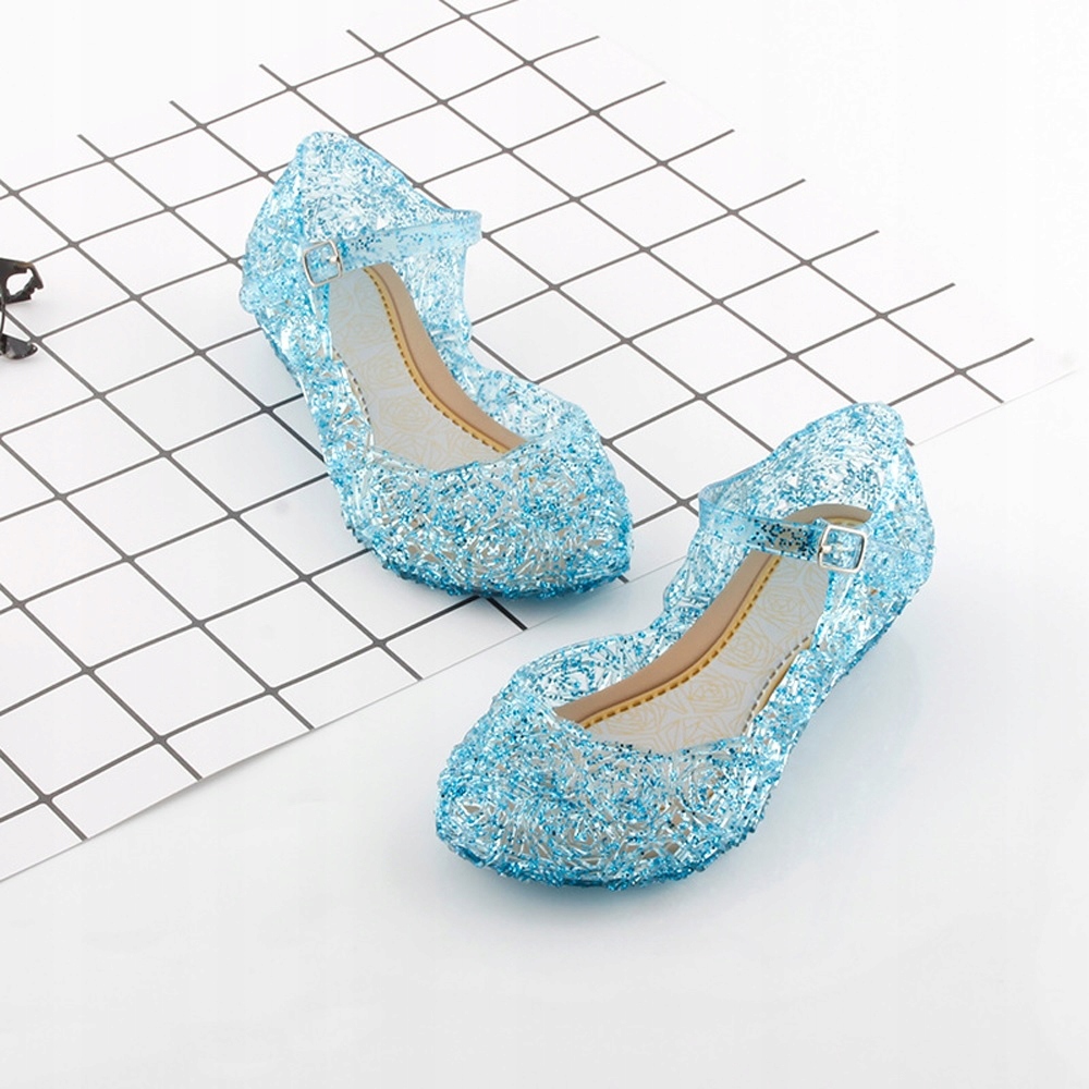 BUTY LODOWE BALETKI SANDAŁKI PANTOFELKI KSIĘŻNICZKI STRÓJ ELZA ELSA 33 Płeć dziewczynki