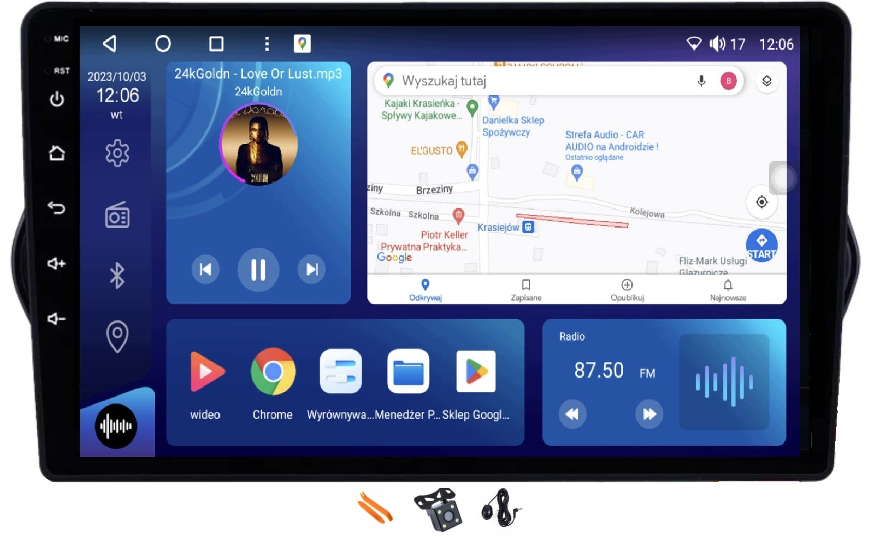 Radio Android Navigácia Fiat Tipo Egea 15-20 6/128GB Lte 4G CarPlay Gps