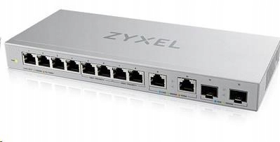 Zyxel XGS1010-12 v2, 12-Port Gigabit Unmanaged Switch with 8-Port 1G 2…