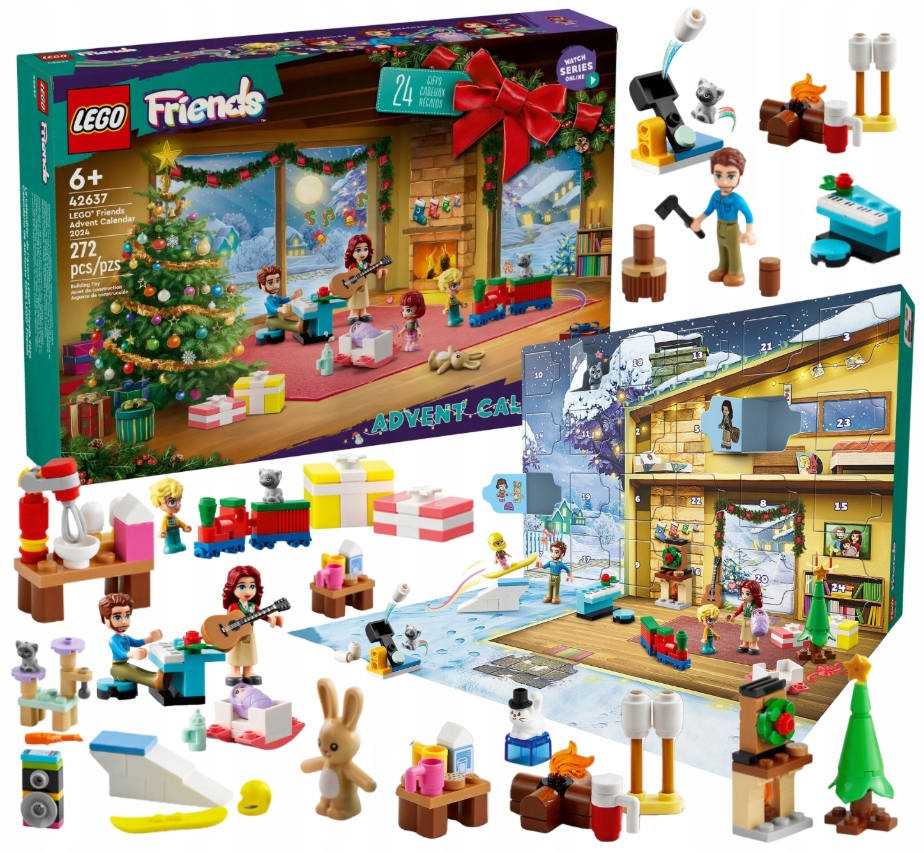 Lego Friends 4263700 Kalendarz Adwentowy Zestaw Dla Dzieci 2024 R.