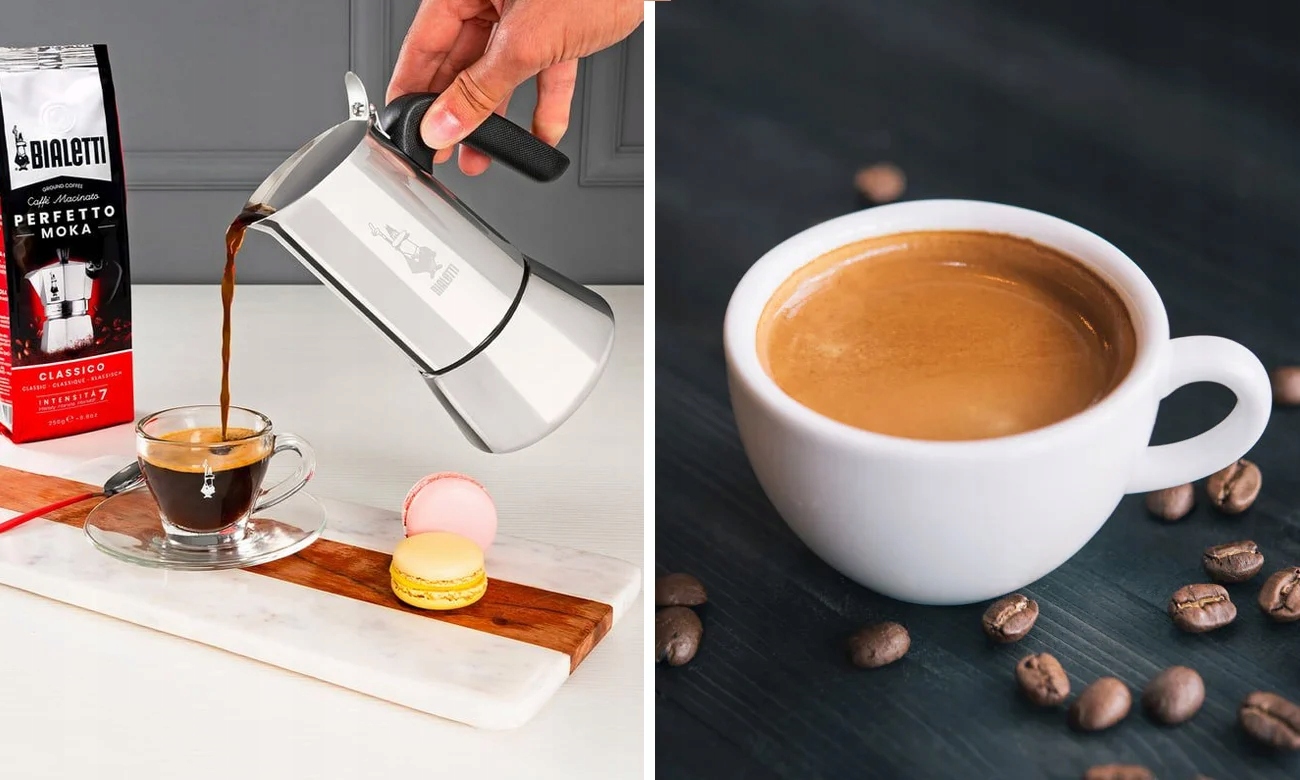 Kawiarka klasyczna Bialetti 6tz 295 ml + kawa Perfetto Moka Classico 250g Model 6tz