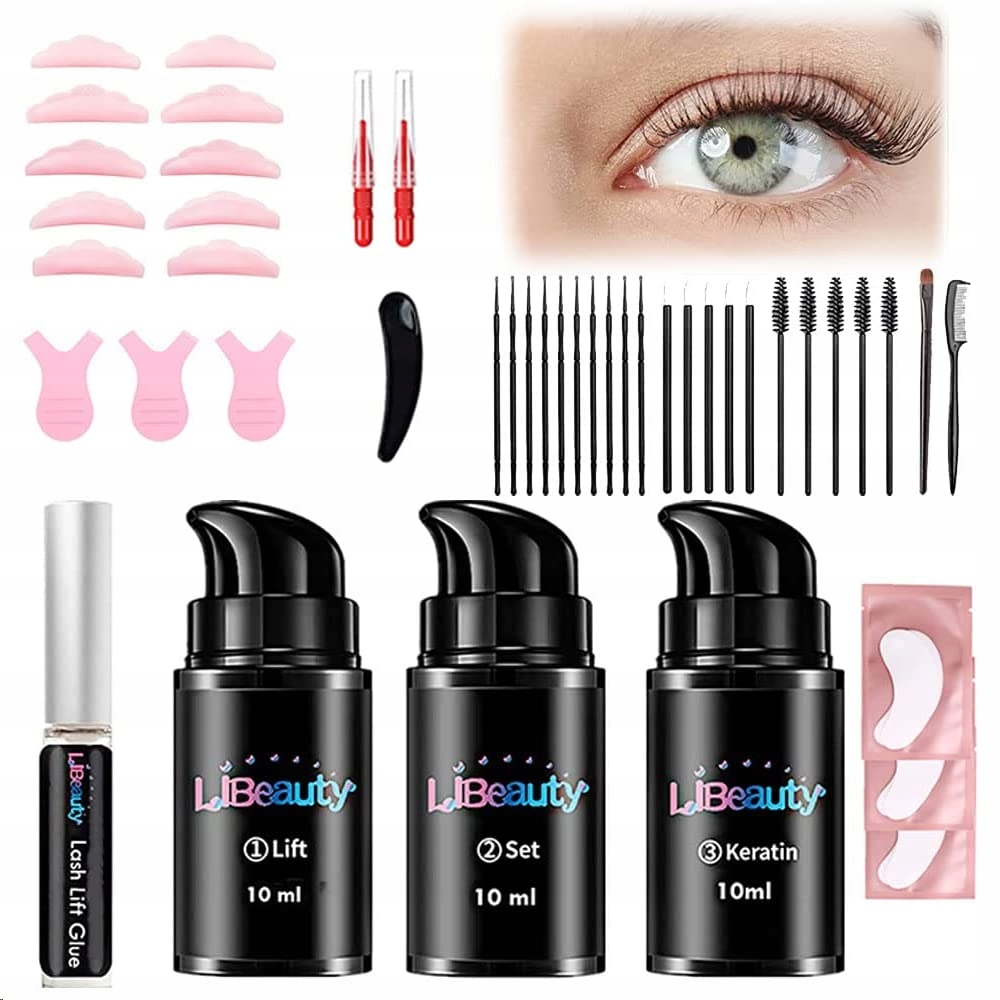 LiBeauty Laminowanie Brwi Rzęs Lifting Podkręcanie