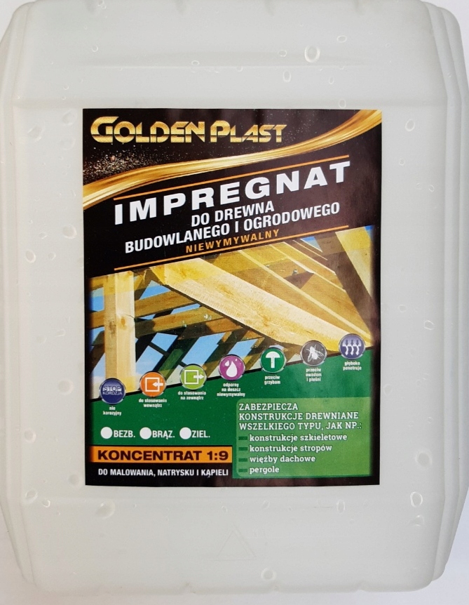 

Impregnat Do Drewna Koncentrat 1:9 Bezbarwny 5L