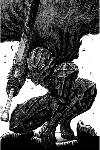 B_061 Plakat Custom A3 Kenpuu Denki Berserk Anime Manga