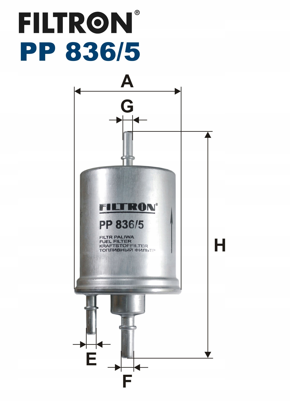 FILTR PALIWA AUDI A4 B6 B7 1.8T A6 C6 2.4 3.0 4.2 Producent części Filtron
