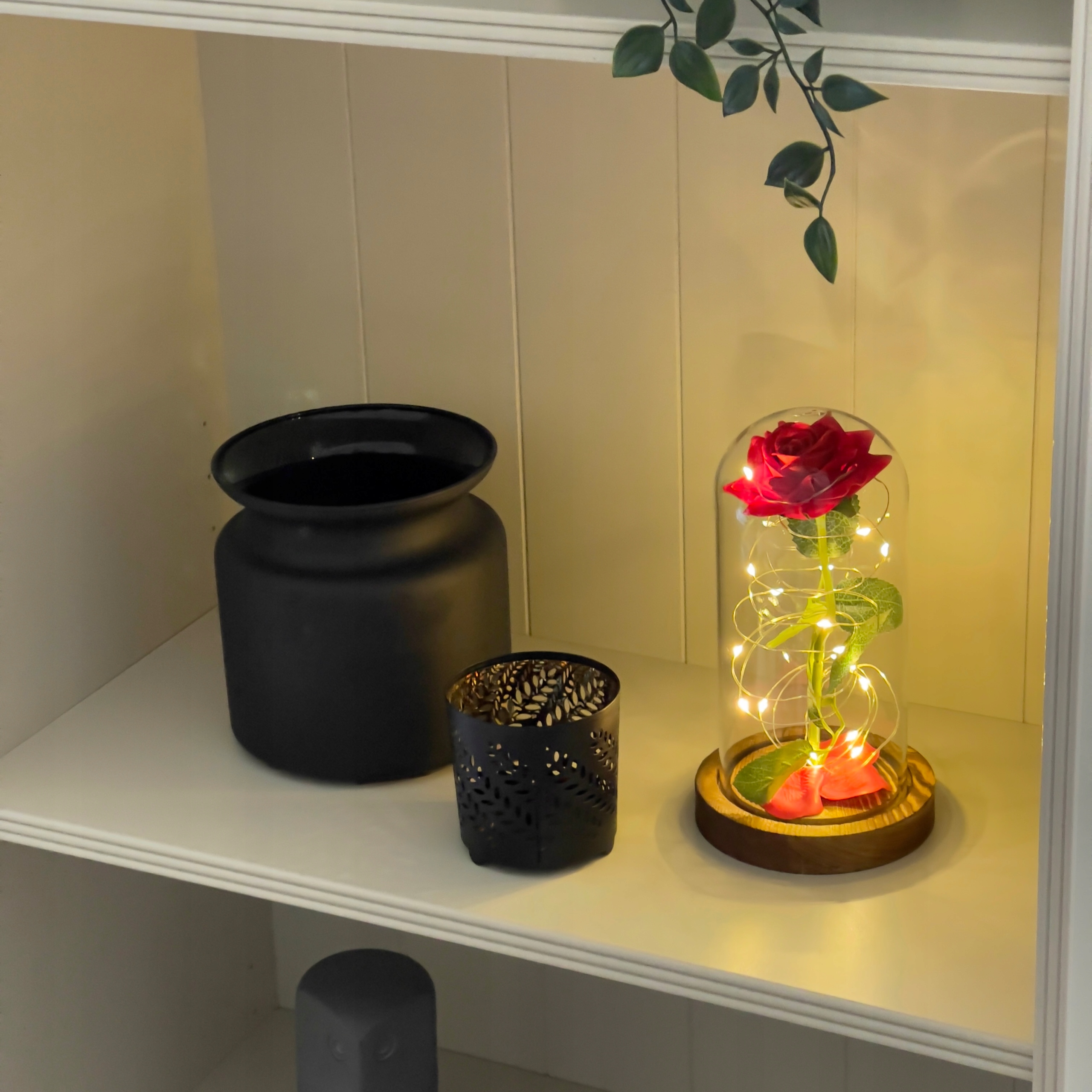 Aurelis Wieczna Róża w Szkle PREZENT CZERWONA LED | PREZENT na WALENTYNKI Marka inna