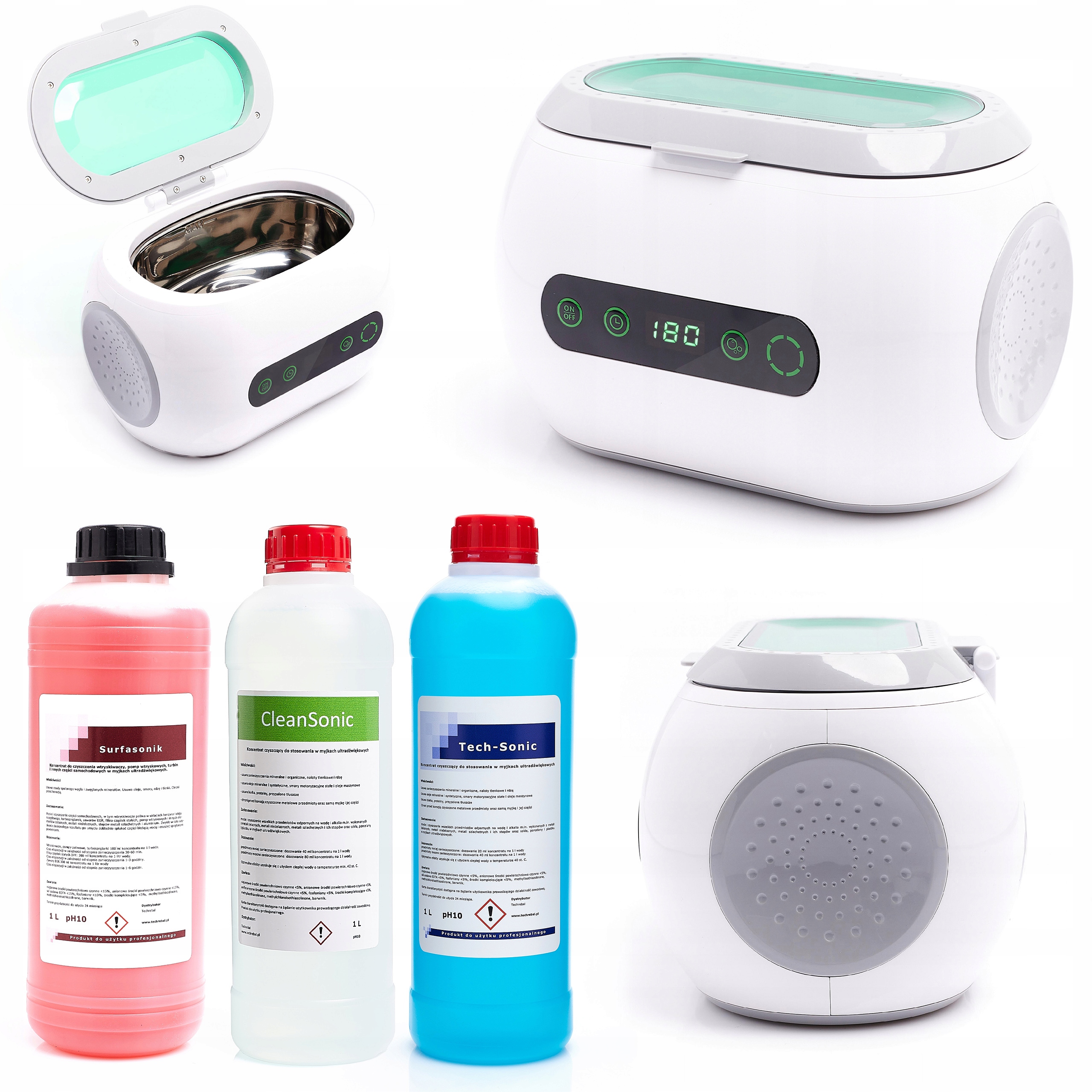 Ultrazvuková Umývačka Vane PS-06A 35W 0,6L Koncentrát Tekutý 3L Na Šperky