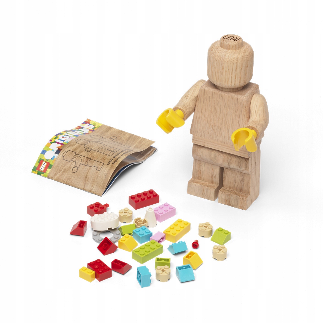 Drewniana minifigurka Lego Room Copenhagen dekoracja kolekcjonerska