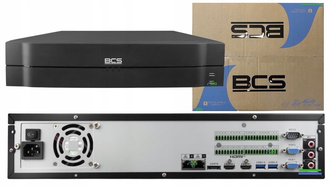 Rejestrator Ip BCS-L-NVR3208-A-4K 32CH, 32MPx, 8HDD