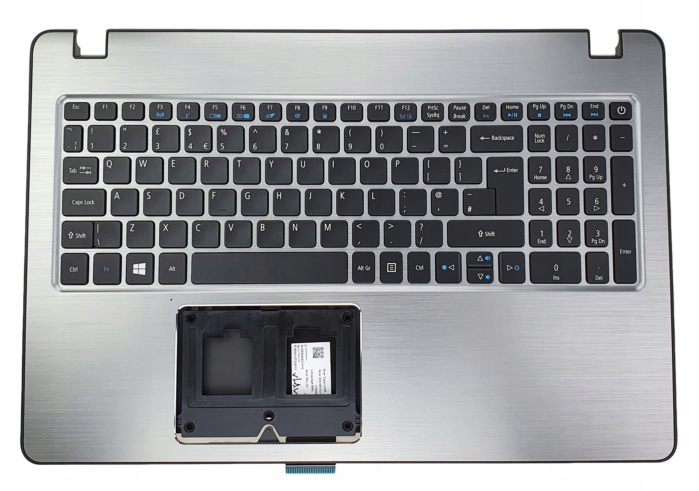 Nová Konstrukce Klávesnice Acer F5-573 F5-522 Anglická Podsvícená