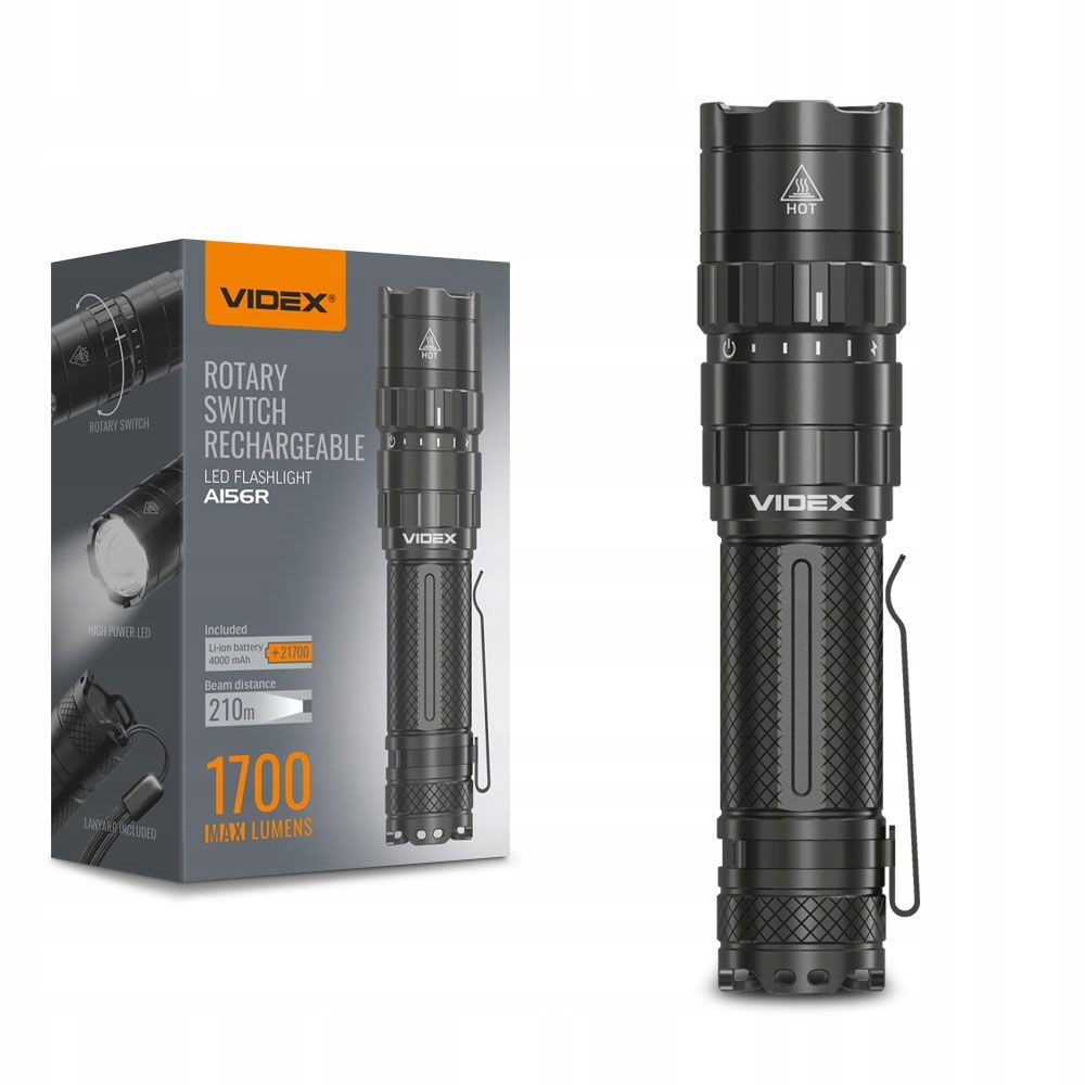 Videx multifunkční svítilna IP68 Led 1700 lm A156R