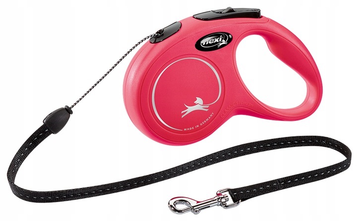 

Flexi Smycz automatyczna Linka 8m 12kg Czerwona
