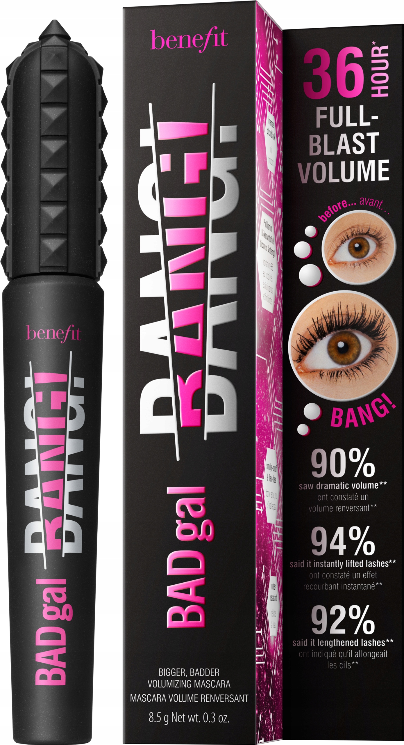 Bad Gal Bang! řasenka #black 8,5 gr