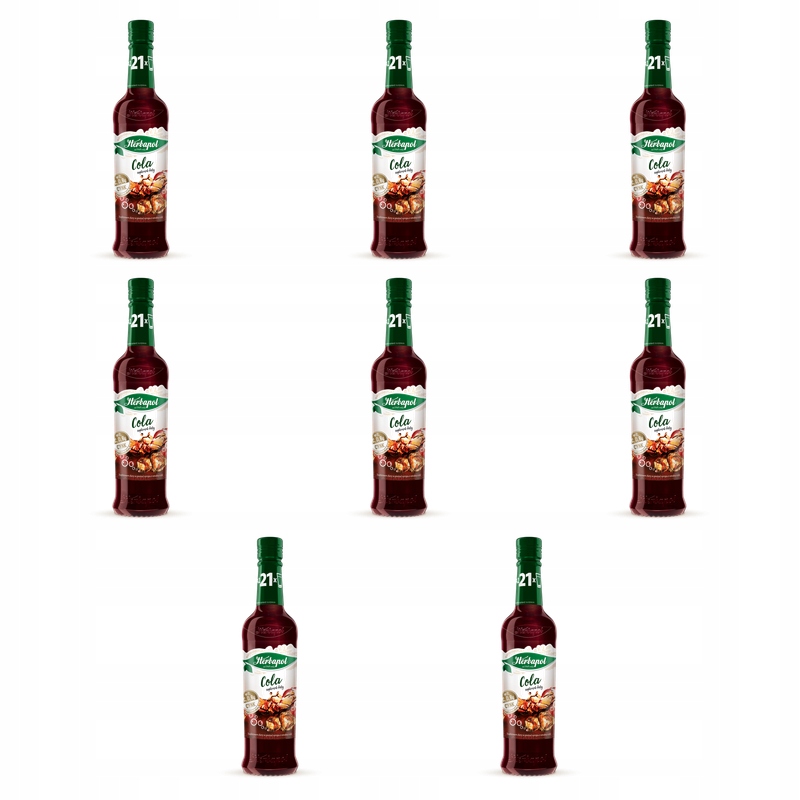 Herbapol sirup doplněk stravy Cola s vitamíny C, D, B6 a zinkem 420 ml X8