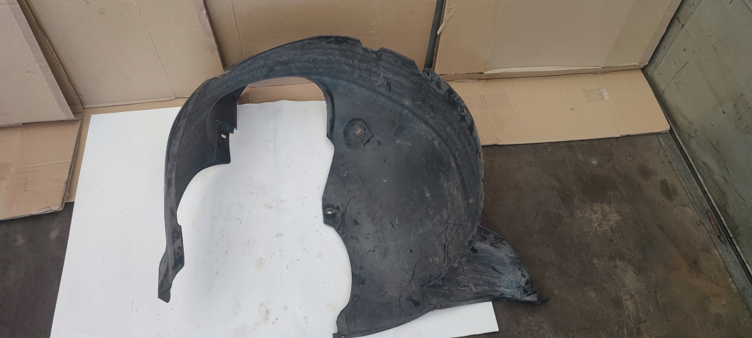 VW POLO 9N LIFT FL 05-09r. mudguard front front right original