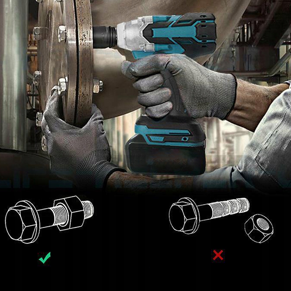 KLUCZ UDAROWY ELEKTRYCZNA DO MAKITA 18V AKUMULATOR 1/2" WIERTARKA KLUCZOWA Rodzaj silnika silnik bezszczotkowy