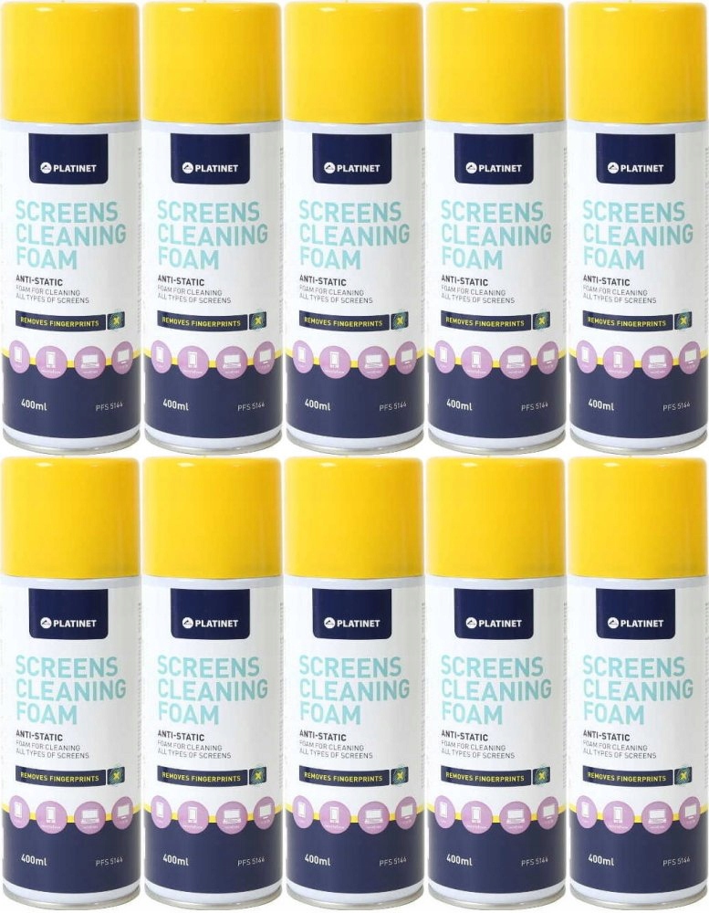 PIANKA CZYSZCZENIA EKRAN LAPTOPÓW TABLETÓW LCD x10