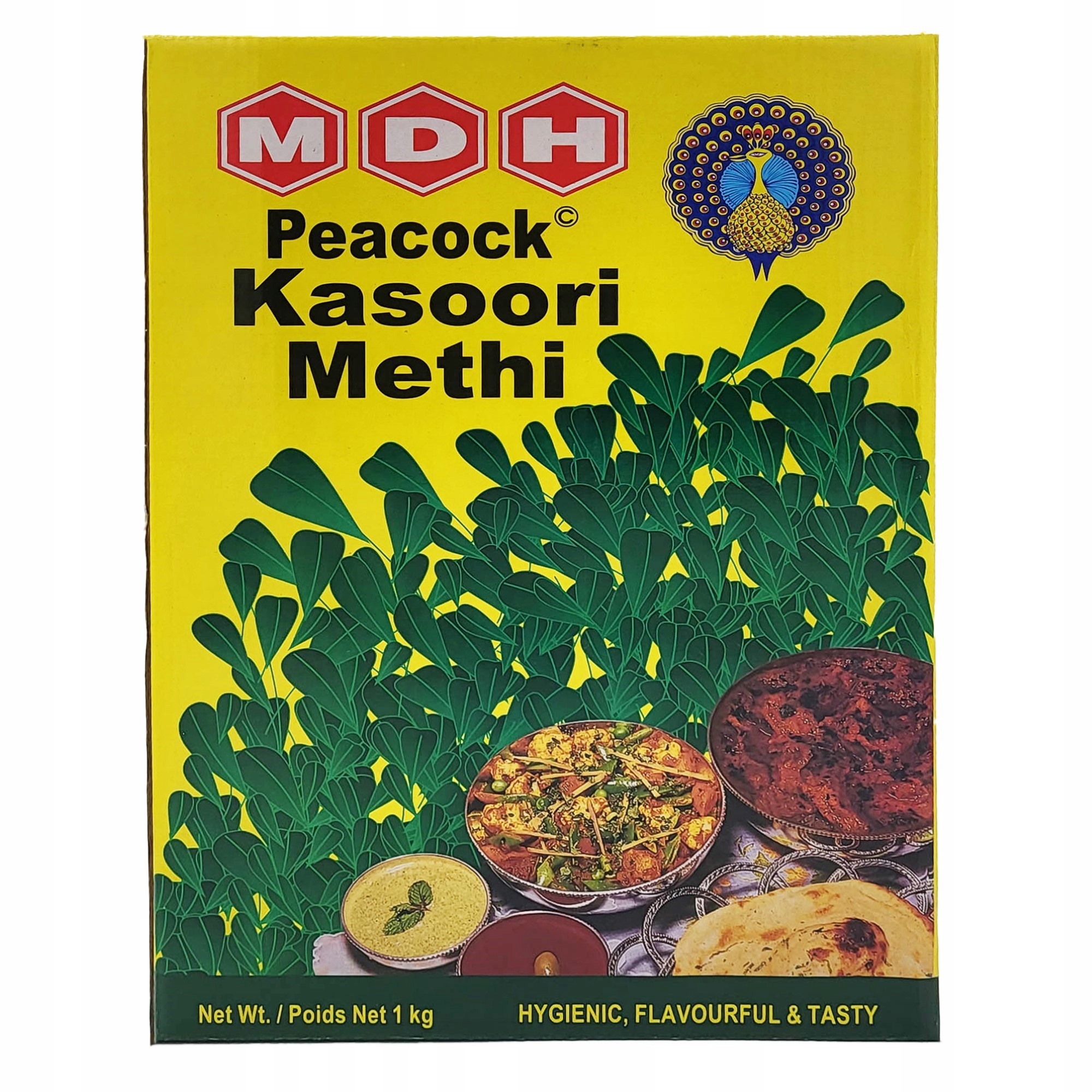 Levně Kasoori Methi Mdh pískavice řecké seno listy Koření 1kg