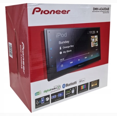 Pioneer DMH-A340DAB Radio 2DIN Flac Bt Usb MP3 Aux