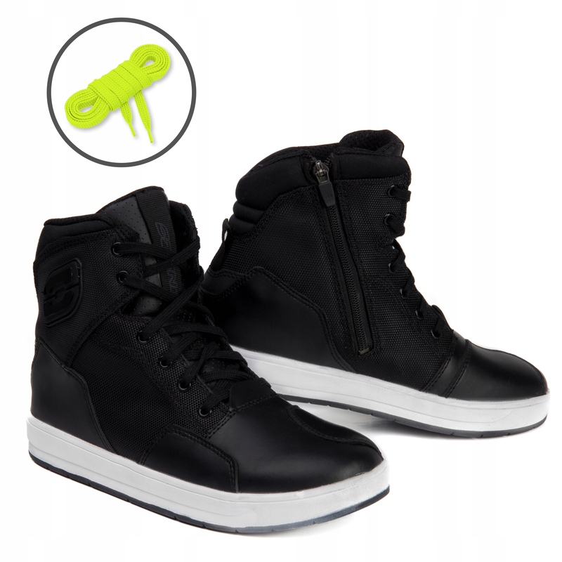 

Buty,trampki motocyklowe krótkie,OZONE Spin Wht 42