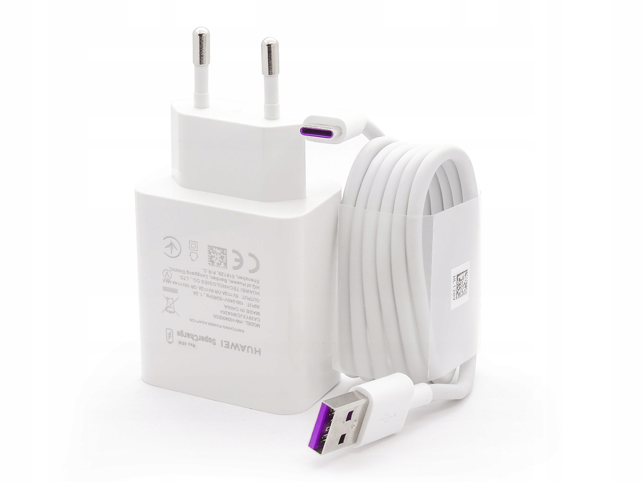 

Ładowarka Huawei Supercharge 40W Usb C P20 P30 Pro