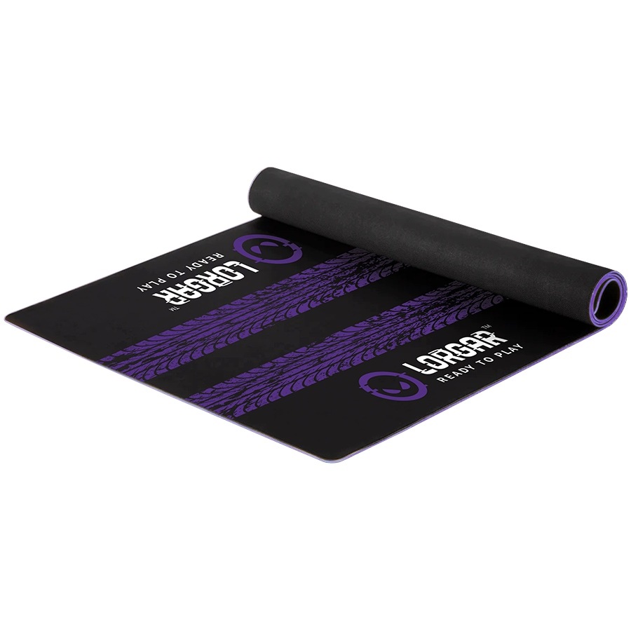 LORGAR Mata Podłogowa Sim Racing Advanced RX1FM, Czarno Fioletowa — 8