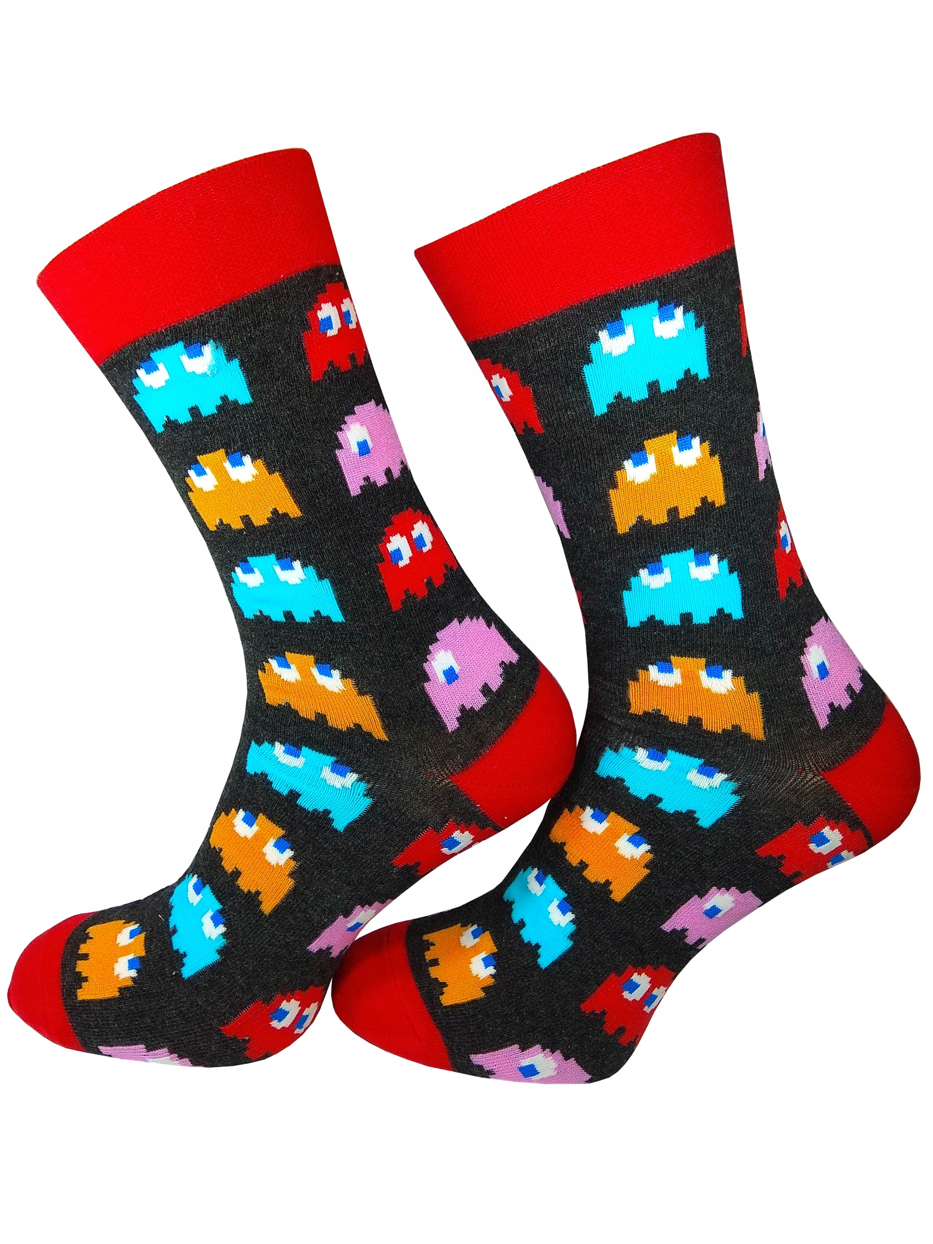 

Kolorowe skarpety Krebo Pac-man fajne duszki 39-42