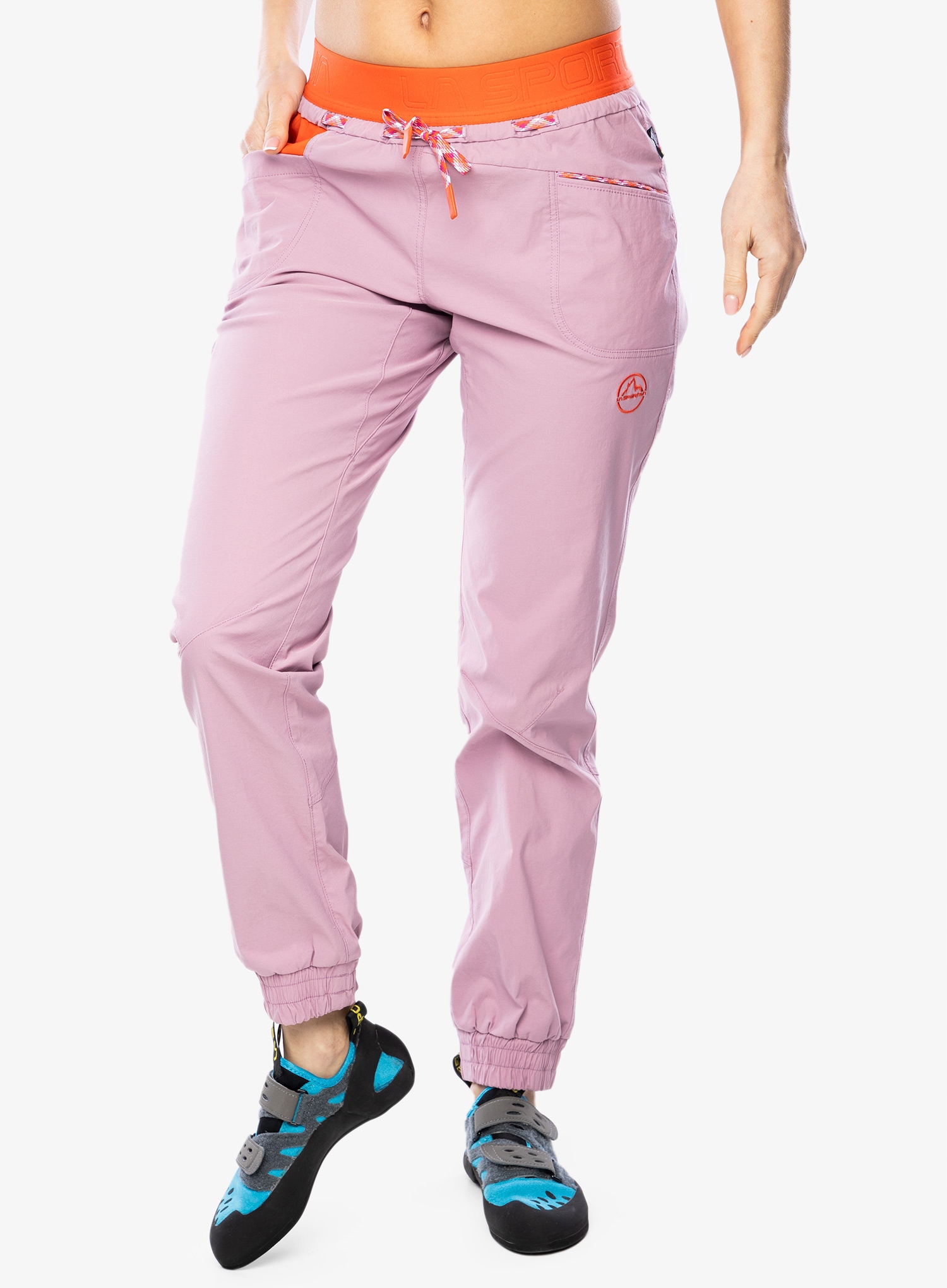 Dámské lezecké kalhoty La Sportiva Mantra Pant růžové/cherry tomato