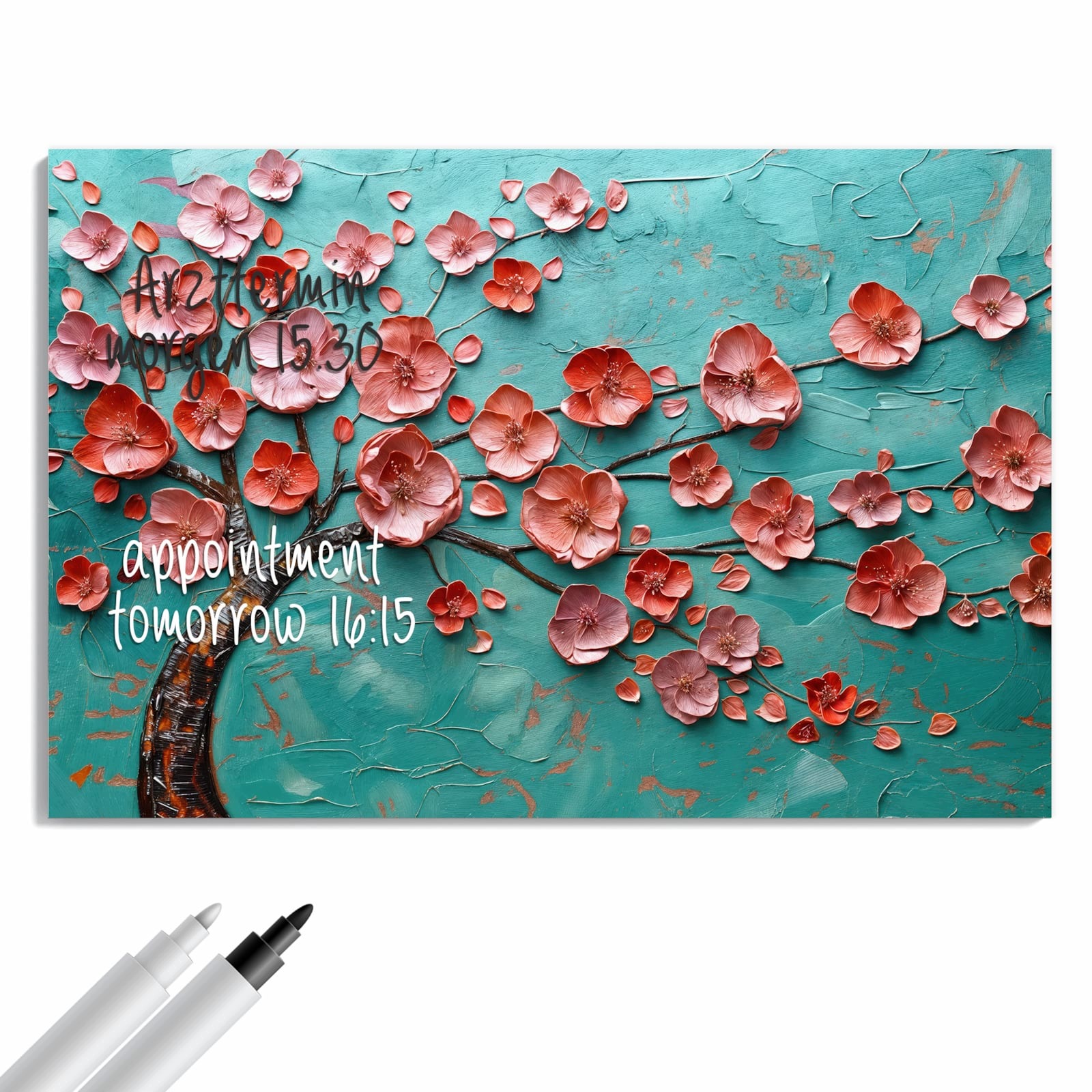 Magnetická tabule Kvetoucí strom Umění 90 × 60 cm