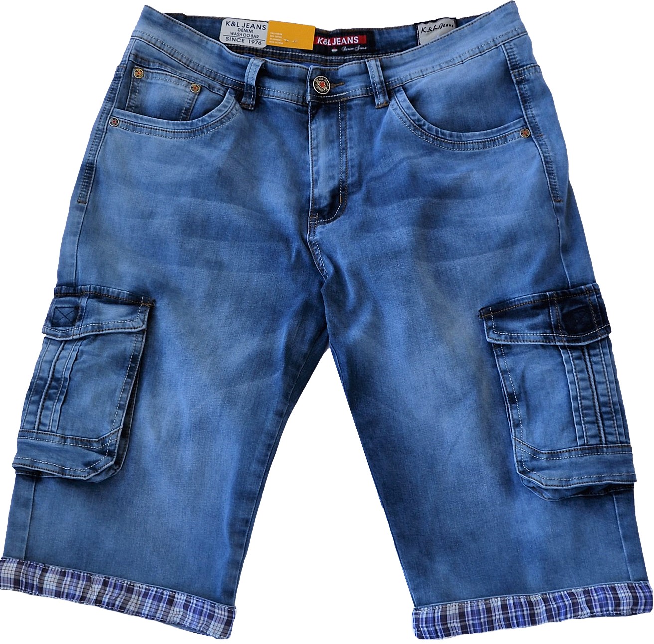 

Krótkie Spodenki męskie Jeansowe W 36 Bojówki