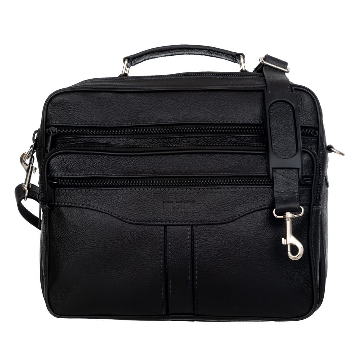 Velká pánská kožená taška Kaletnik Opoka Černá