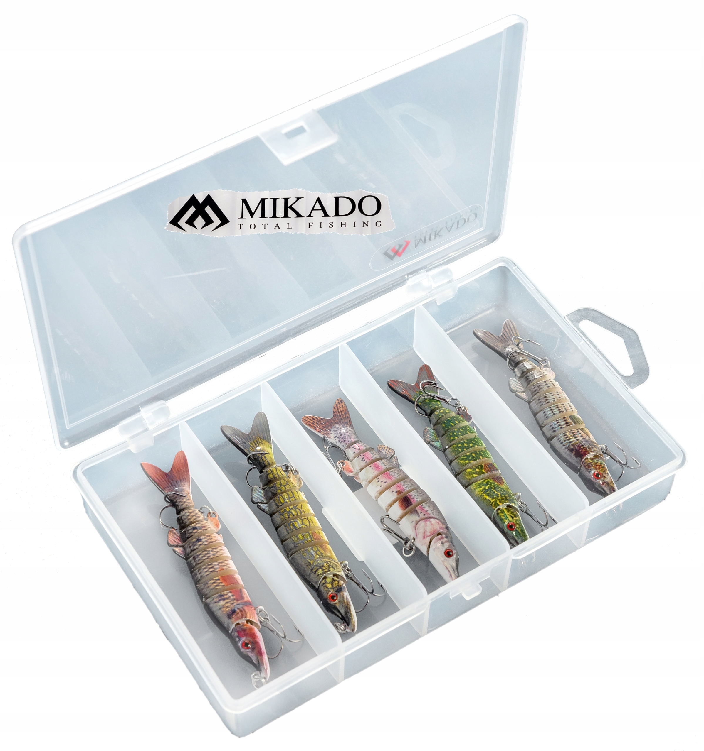 5x Wobler Szczupak na Spinning Pudełko Mikado