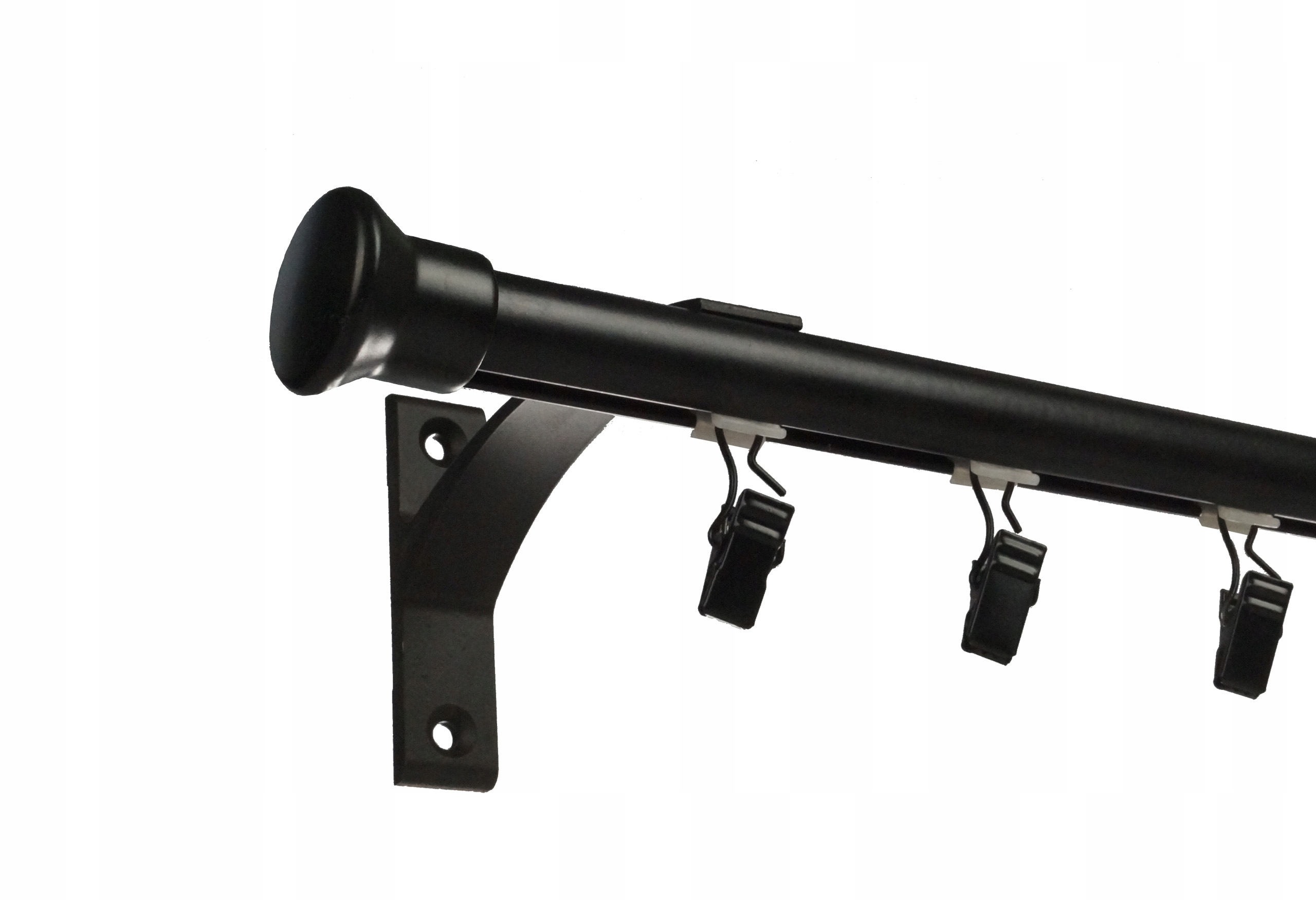 

Karnisz Aluminiowy Poj. Fi 19 560 CM Czarny