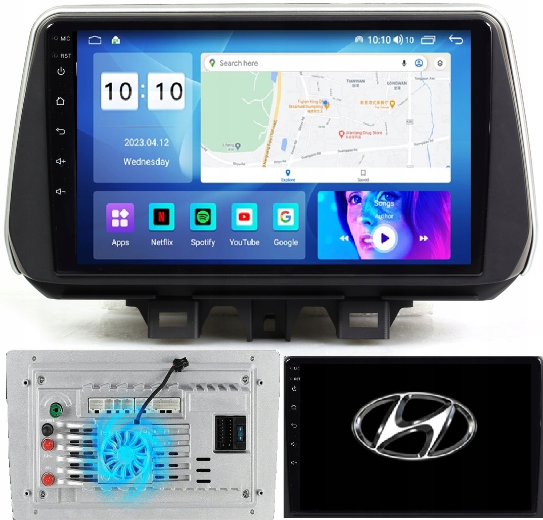 Radio Nawigacja Android Gps Hyundai I30 III 2017+ Kamera+wentylator 8/256GB