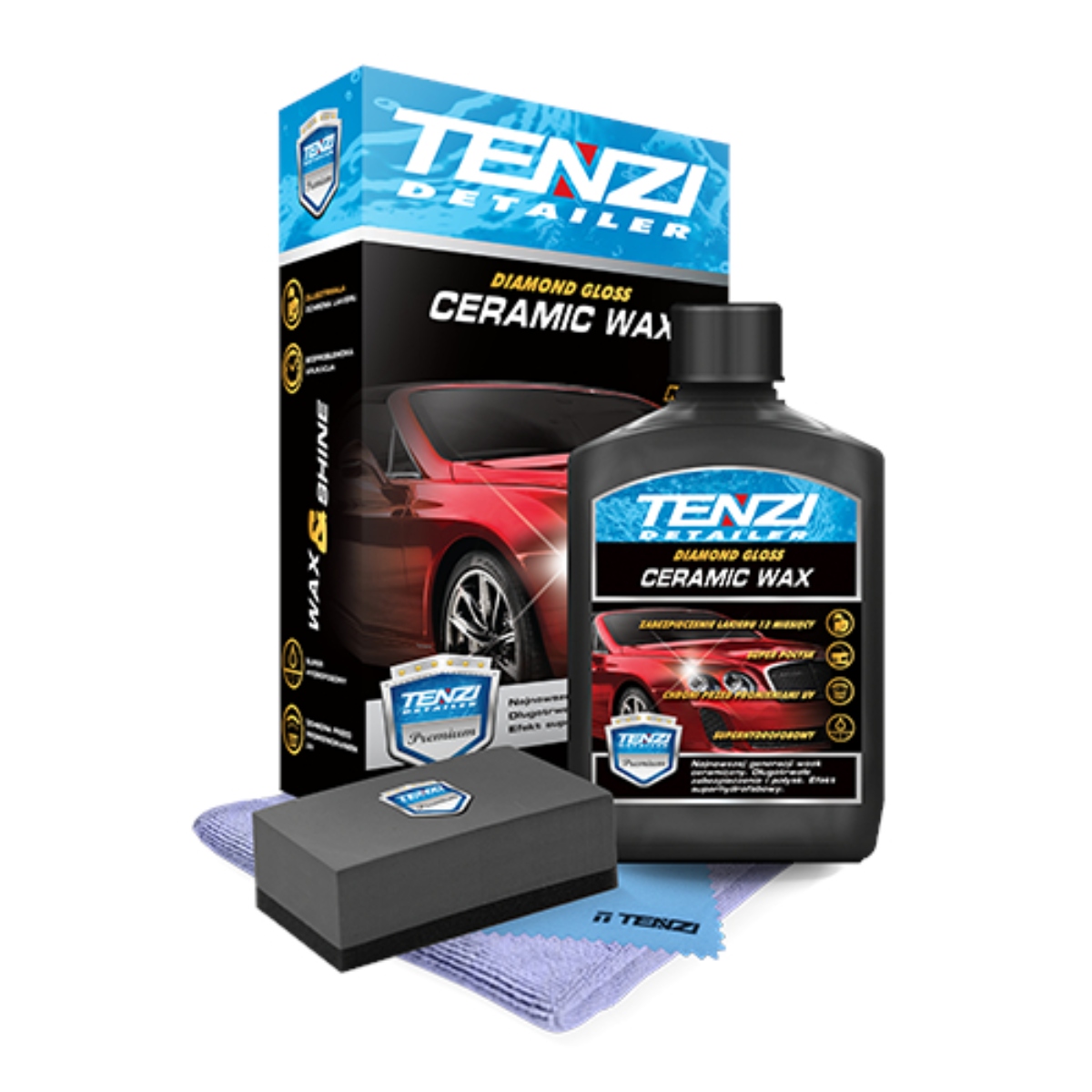 Tenzi Detailer Ceramic Wax ceramiczny wosk samochodowy do auta 300 ml