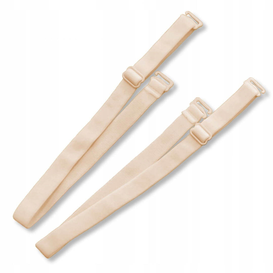 

Ramiączka materiałowe 2 szt szerokość 15mm, beżowy