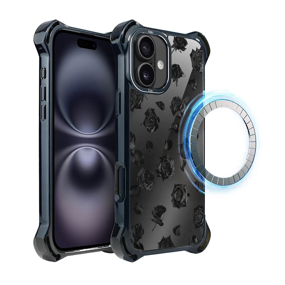 Pouzdro pro iPhone 16 Plus Ibizu DropGuard Ultra s MagSafe, růžová barva