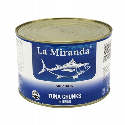 1x 1705g La Miranda Tuńczyk kawałki w sosie własnym